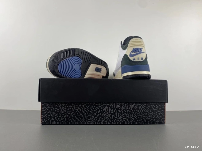 1st Kicks Shoes Blue x Diffused Maniere OG Air 3 Jordan SP Ma A HV8571-100 0708
